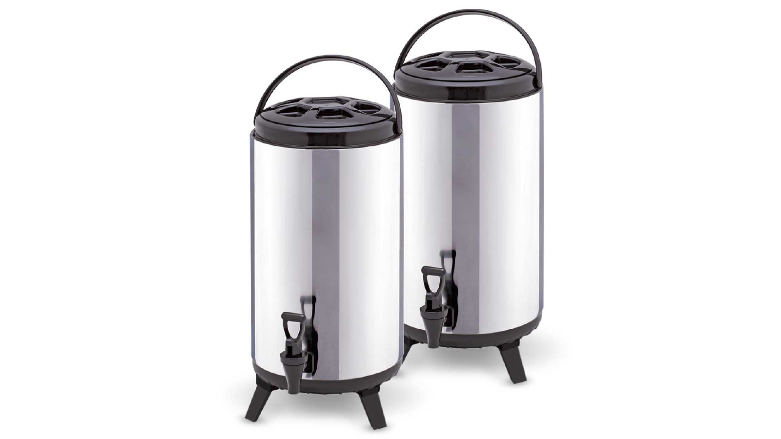 SOGA 2x 12L Portable Insulated Cold/Heat Brew Pot With Dispenser