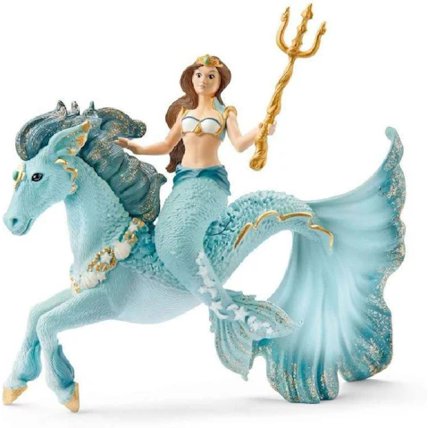 Schleich - Mermaid Eyela on Underwater Horse