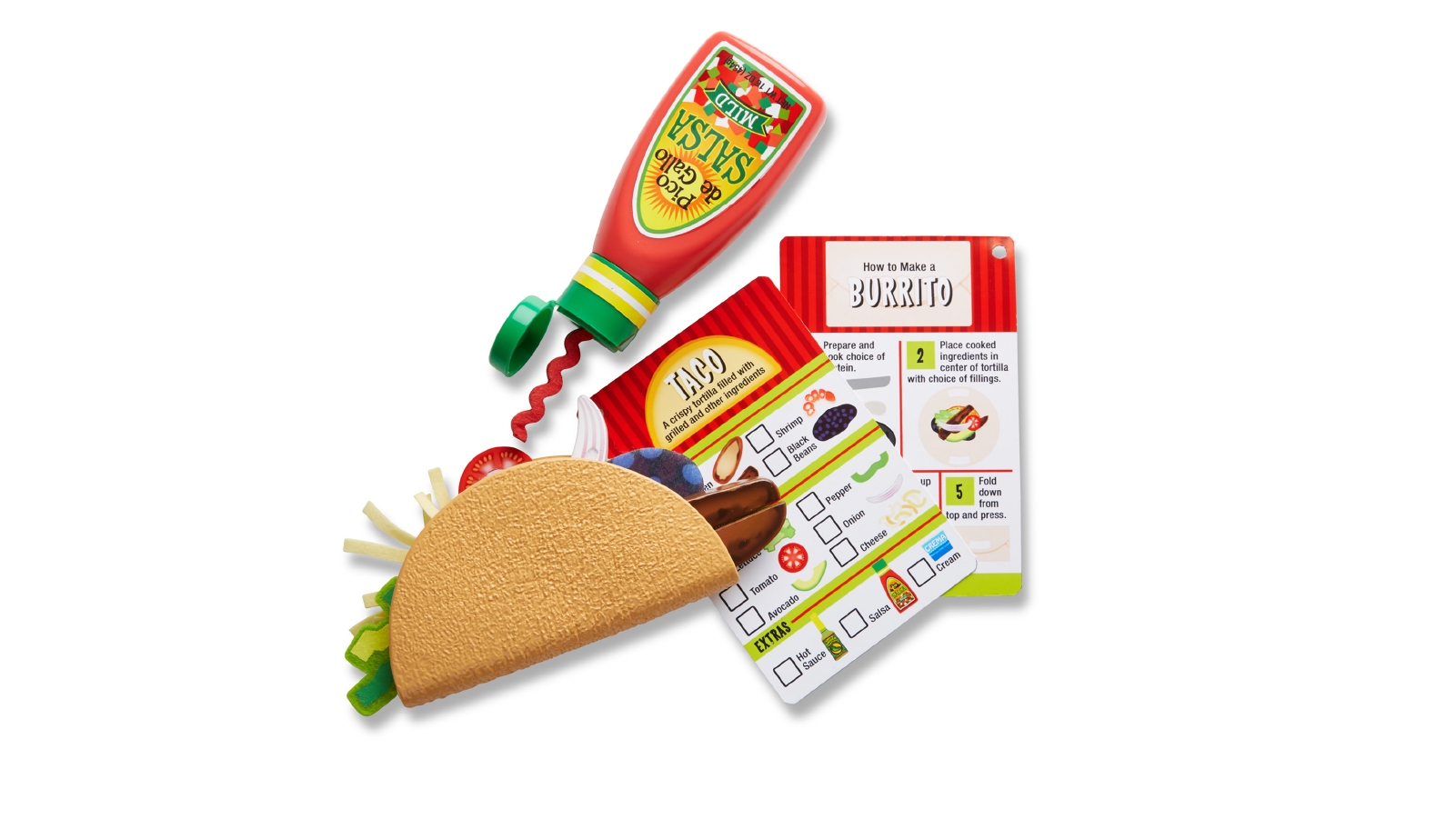 Melissa Doug Fill Fold Taco Tortilla Set Harvey Norman