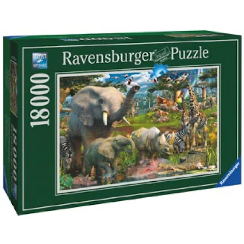 Ravensburger 18000-Piece At the Waterhole Puzzle