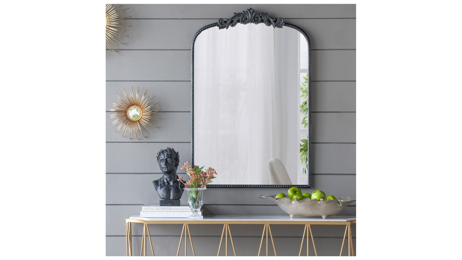 Phil Bee Ornate Metallic Wall Mirror Harvey Norman