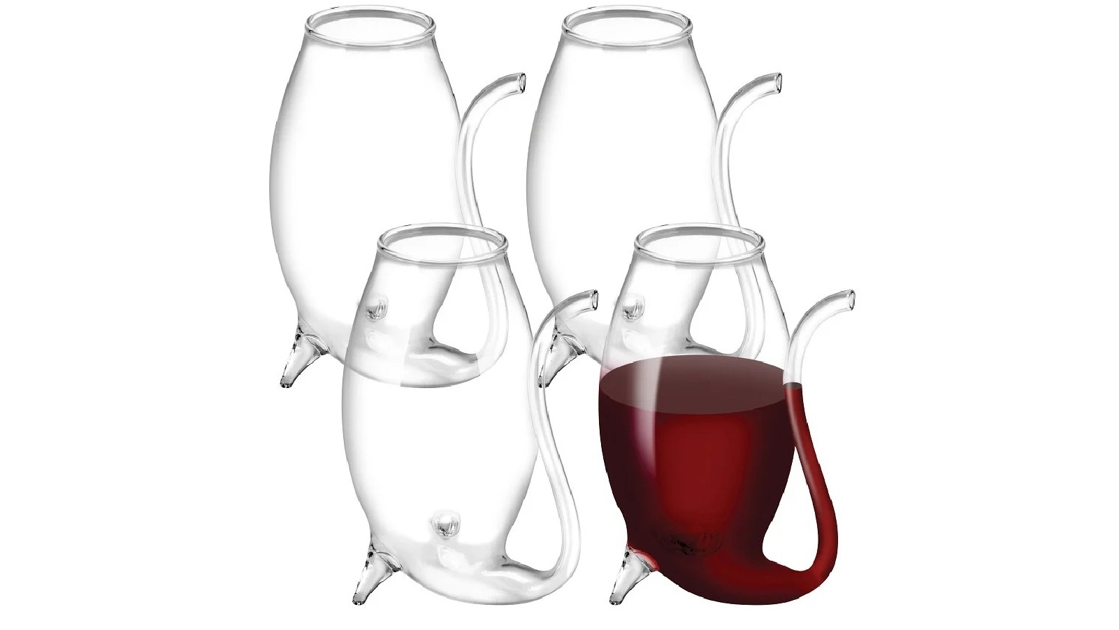 Avanti 4 Set Hand-Blown Port Sippers	