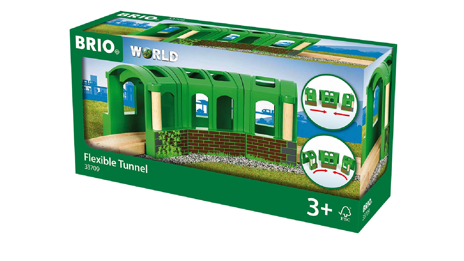 Brio 3-Piece Flexible Tunnel