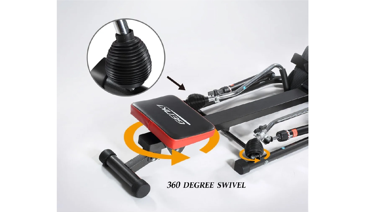 Genki hydraulic exercise rowing machine best sale