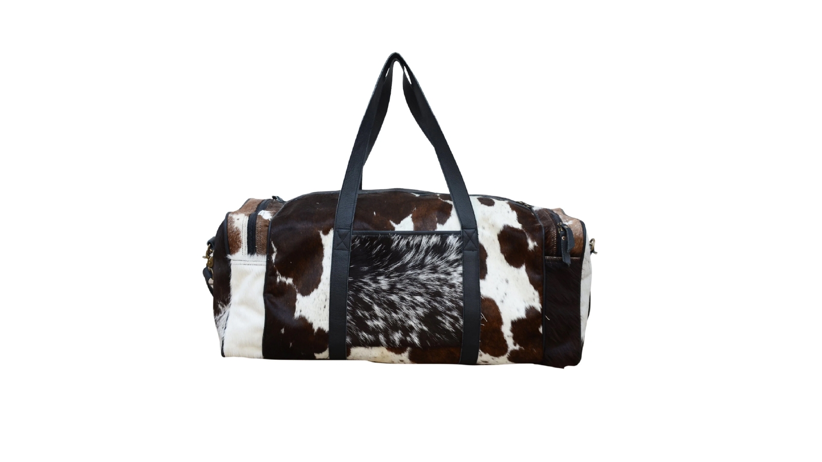 Phil Bee Cowhide Patch Overnight Bag Harvey Norman