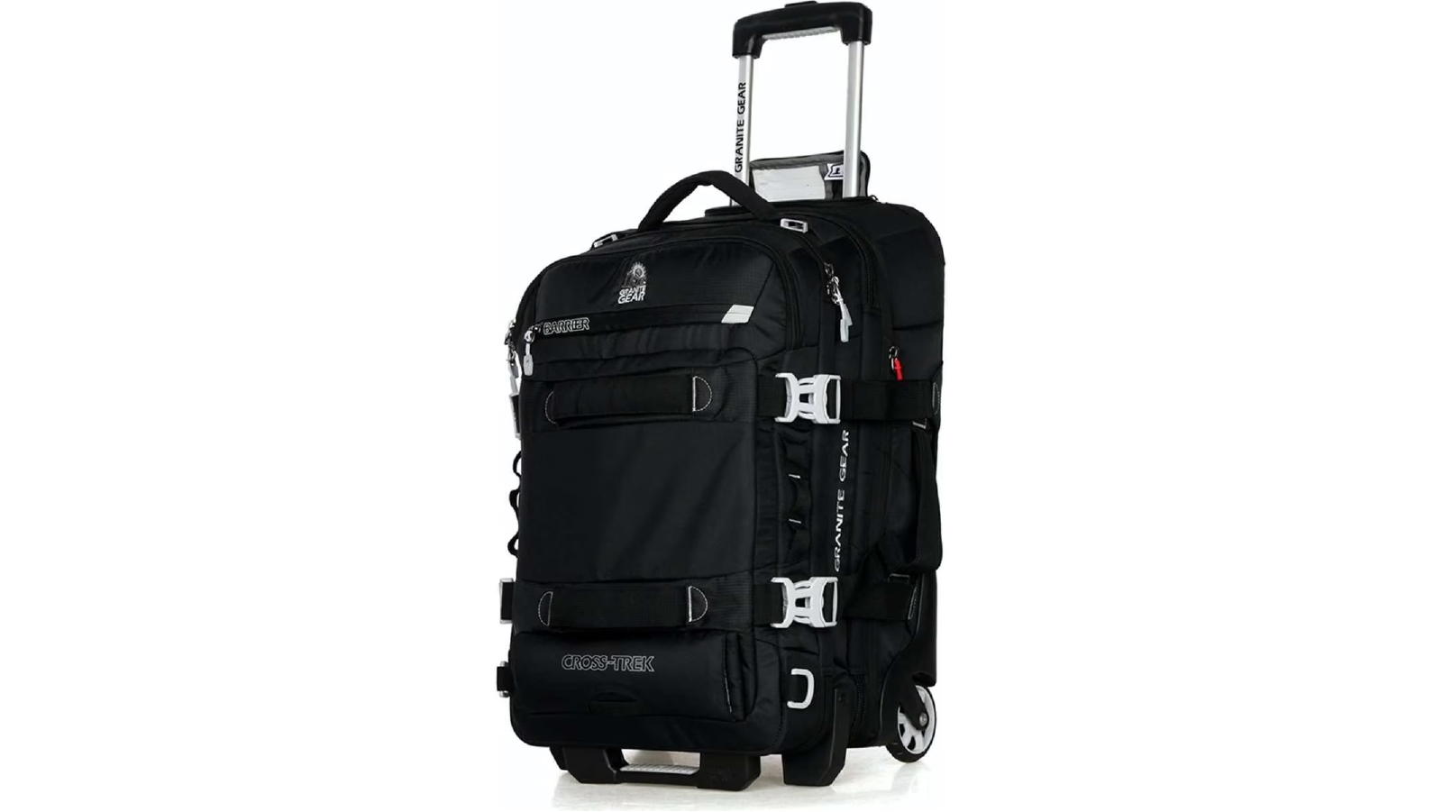Suitcase with wheels and backpack straps on sale