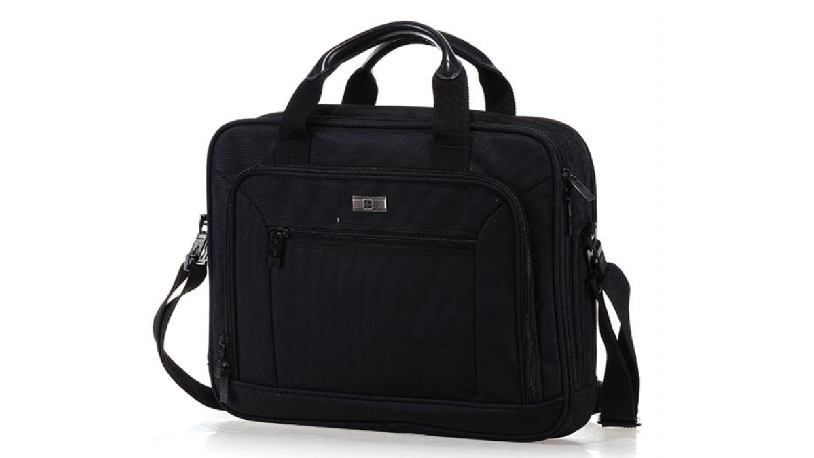Suissewin 15.6 Inch Swiss Waterproof  Laptop Travel Briefcase - Black