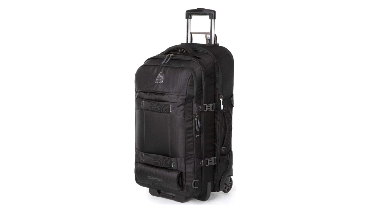 Granite Gear Wheeled Duffle With Waist Strap - Black