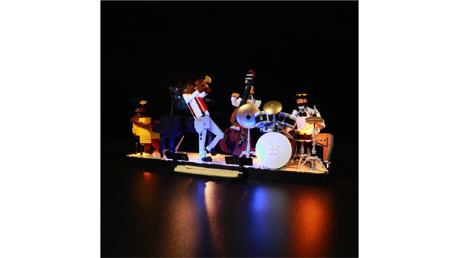 Brick Shine 21334 GC Light Classic Version Kit for LEGO Jazz Quartet 