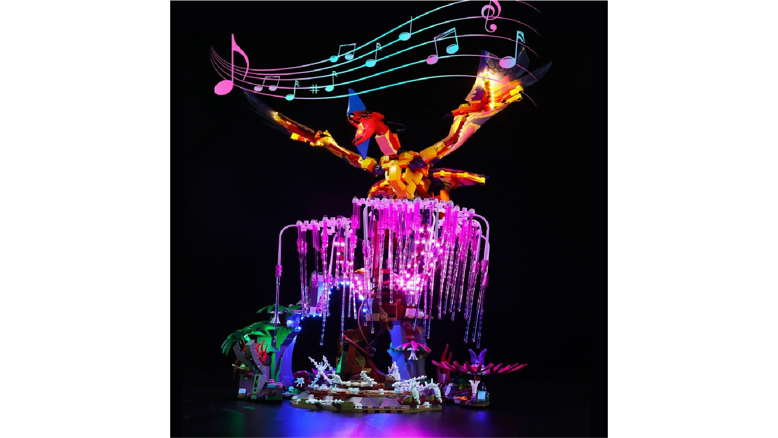 Brick Shine 75574 Music Version Light kit for LEGO Toruk Makto and Tree of Souls 