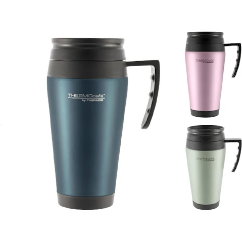 Thermos 400ml Stainless Steel Outer Foam Insulated Travel Mug