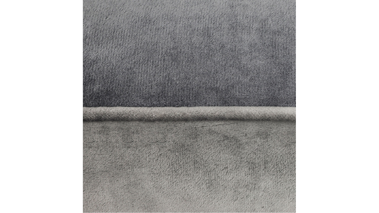Pawz Medium Pet Dog Bed Velvet Flannel Soft Cushion Nest Sofa - Grey