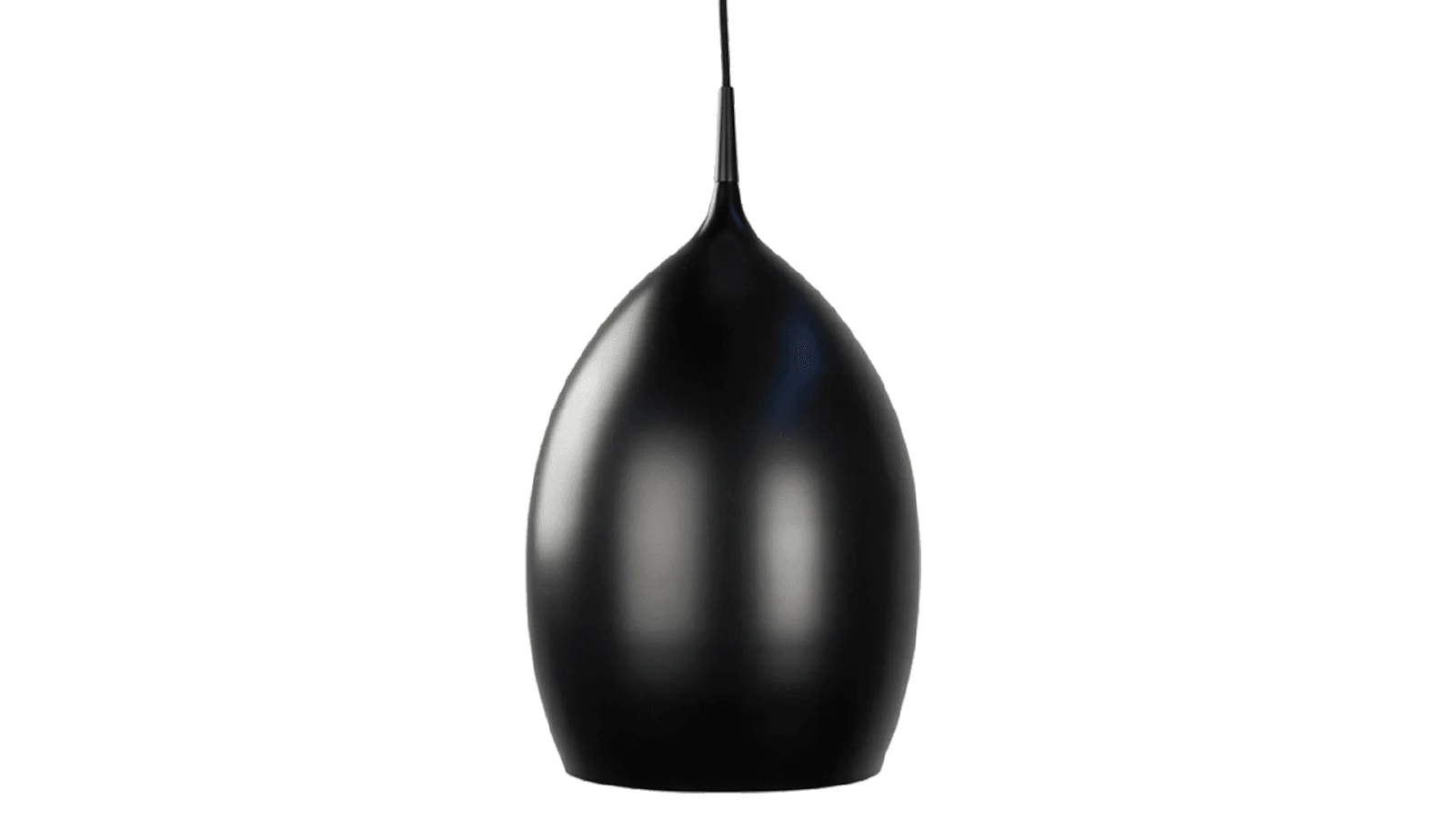 Sylvania Lighting Elena Metal Wine Glass Cord Drop Pendant Light Lamp Matte Finish - Matte Black Gold Inside