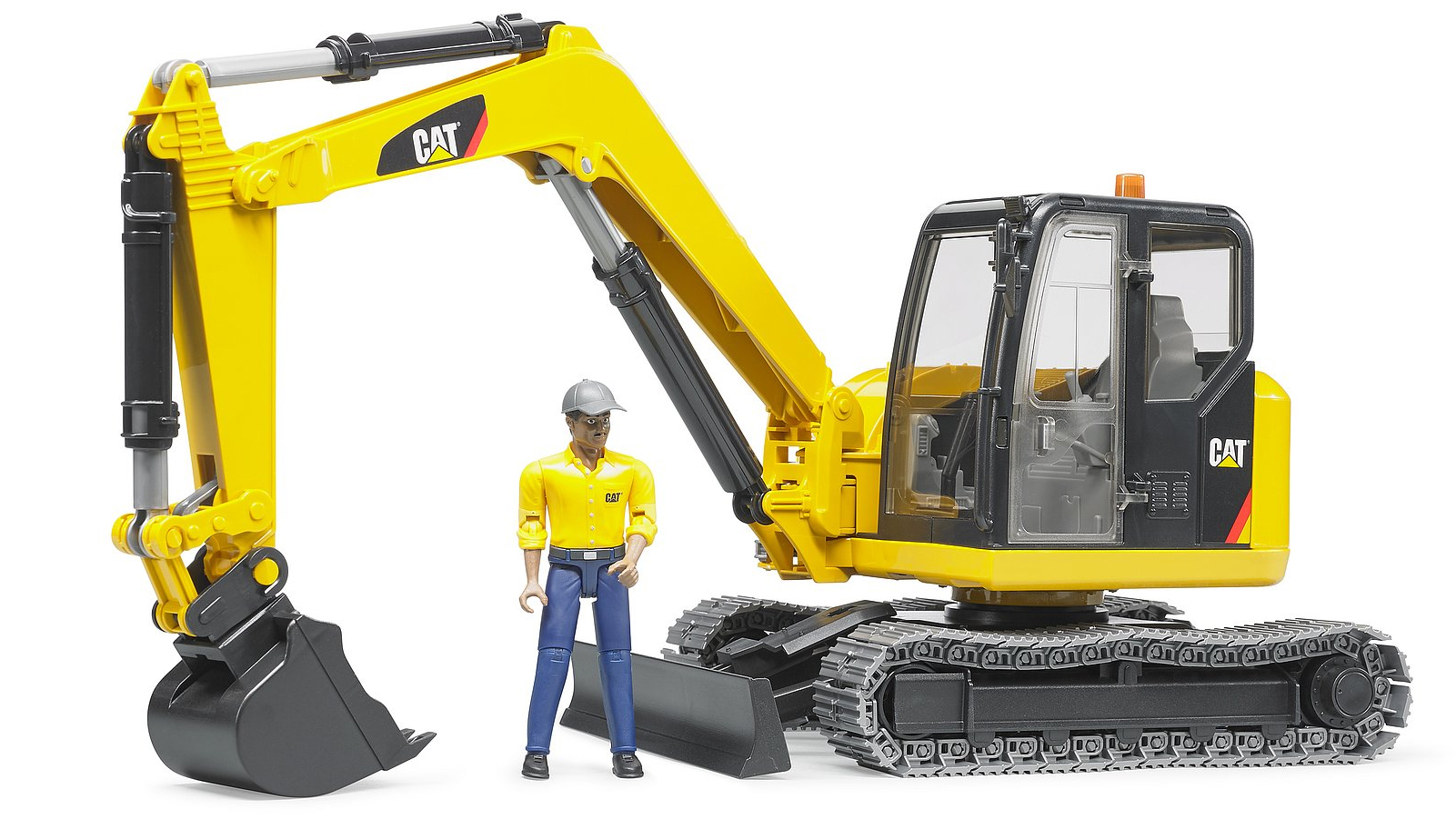 Bruder Construction Cat Mini Excavator With Worker