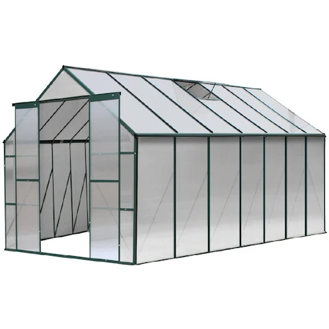 Green Fingers Aluminium Polycarb Green House
