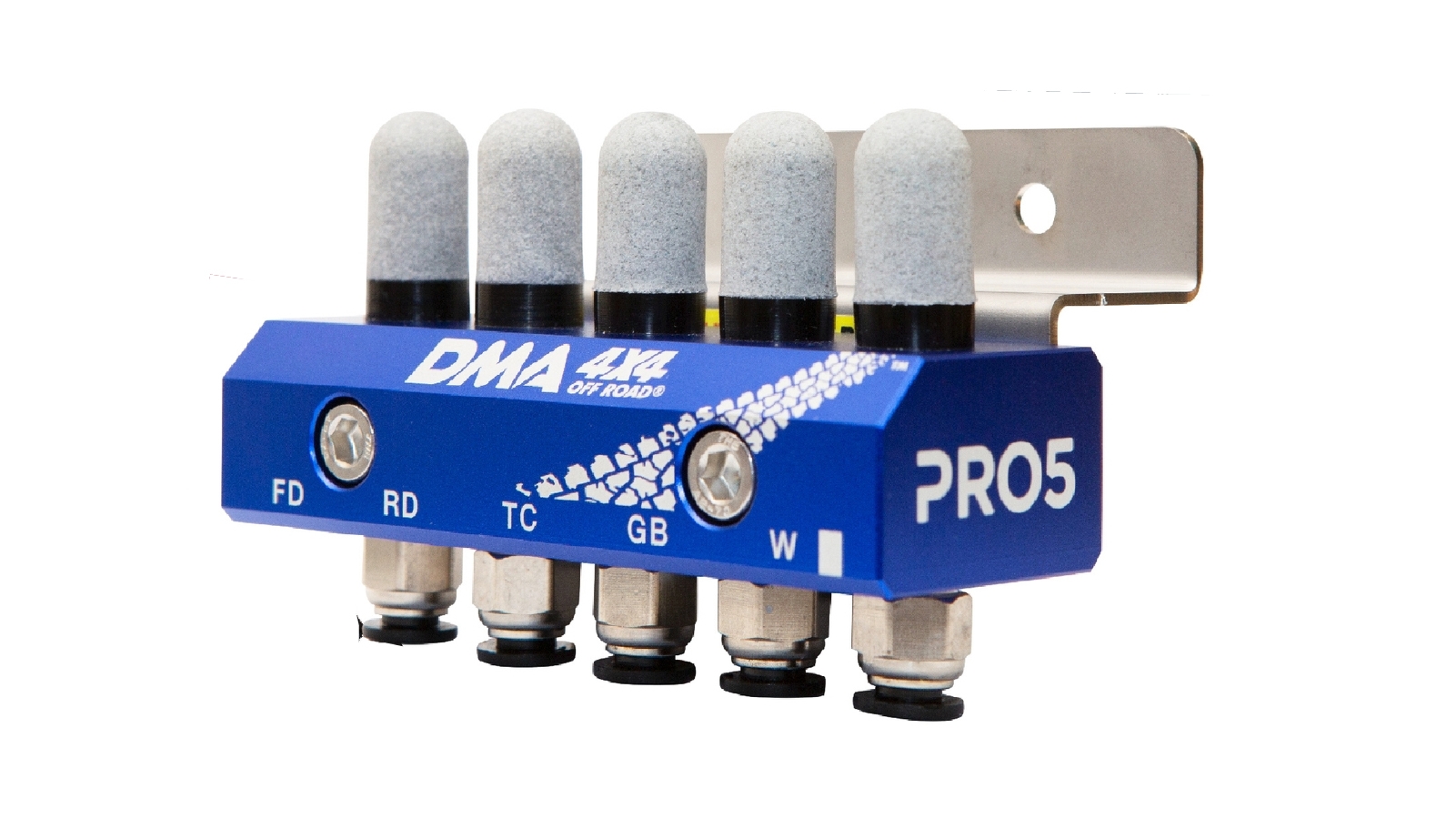 DMA Diff Breather Kit 5 Port for Toyota Hilux KUN,TGN,GUN,GGN Blue