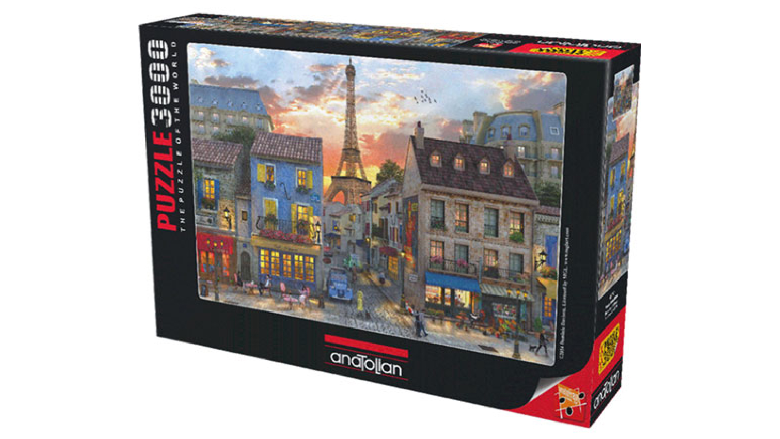 Anatolian 3000 Piece The Puzzle of the World - Street of Paris