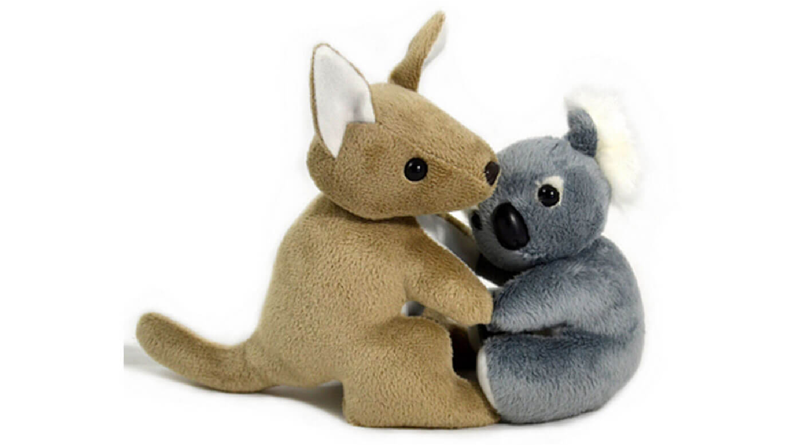 Jumbuck 16 cm Hugging Koala/Kangaroo Plush Toy
