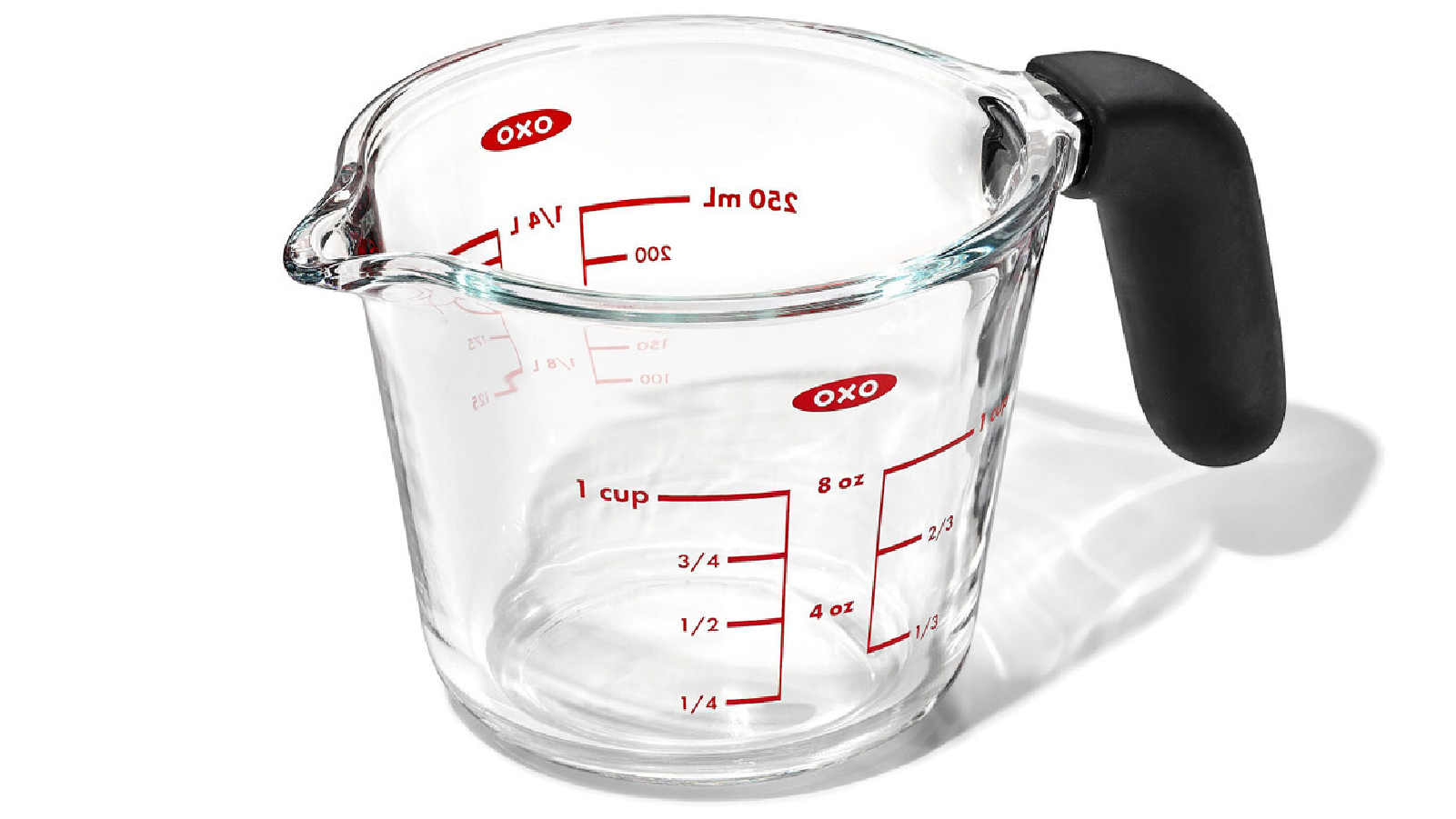 Oxo 1 Cup 250ml Good Grips Glass Measuring Jug 