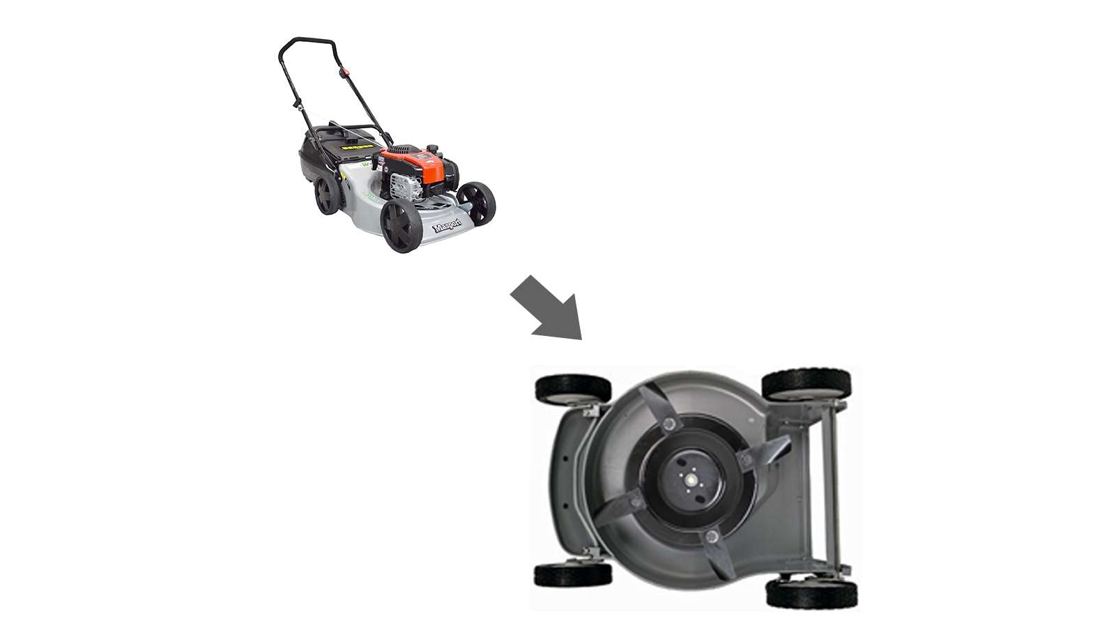 Masport 18 inch mower outlet