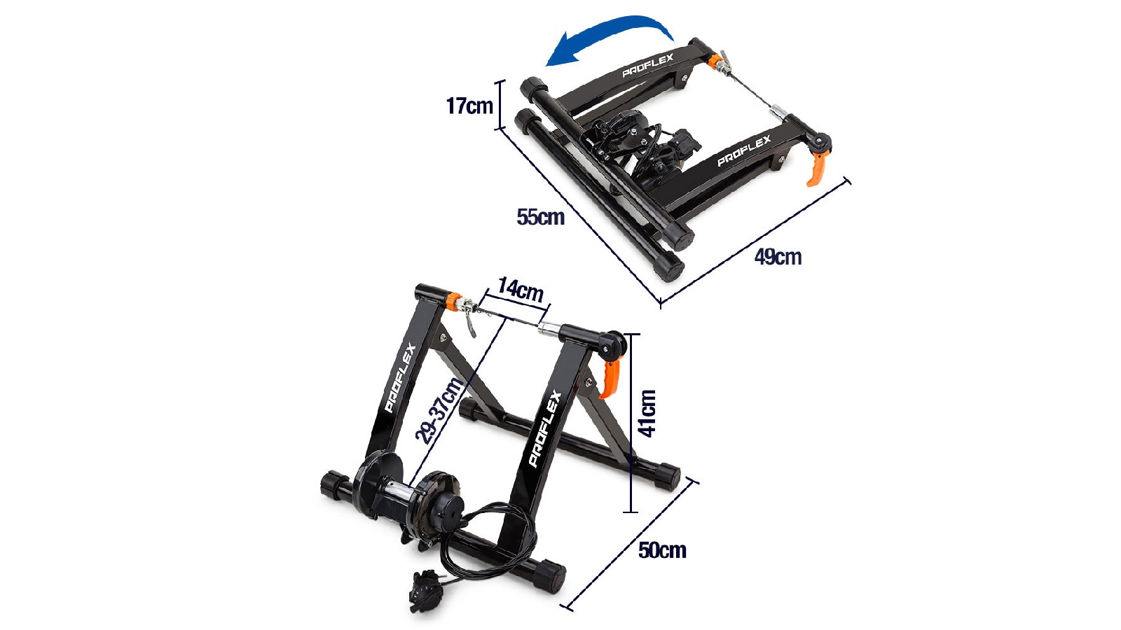 PROFLEX Indoor Bicycle Trainer Magnetic Stand Harvey Norman