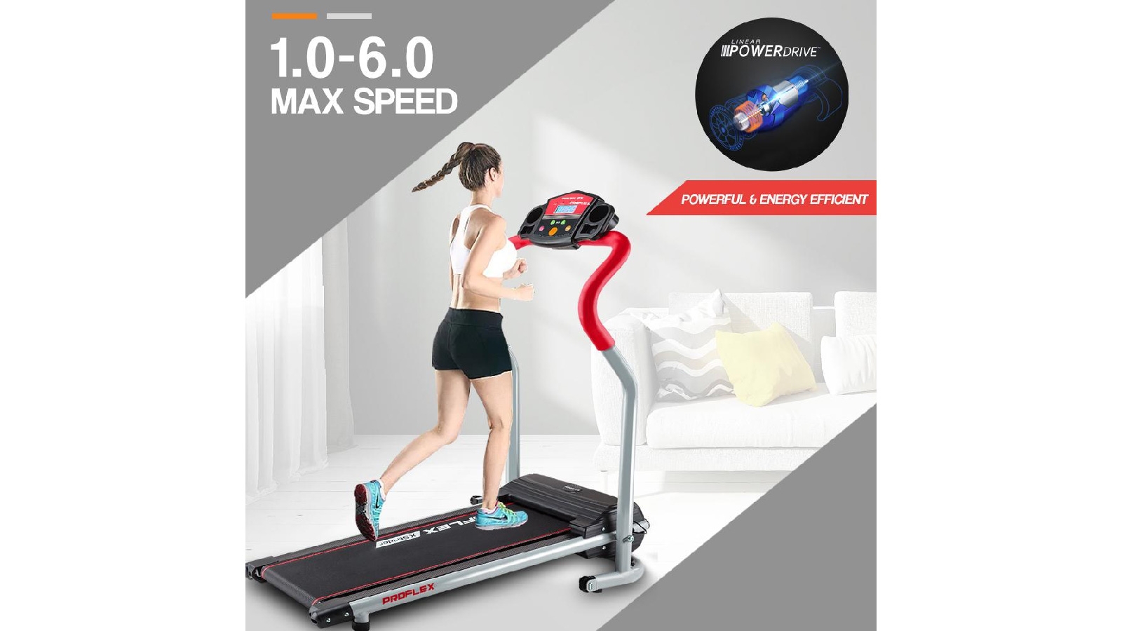 Proflex treadmill x discount strider