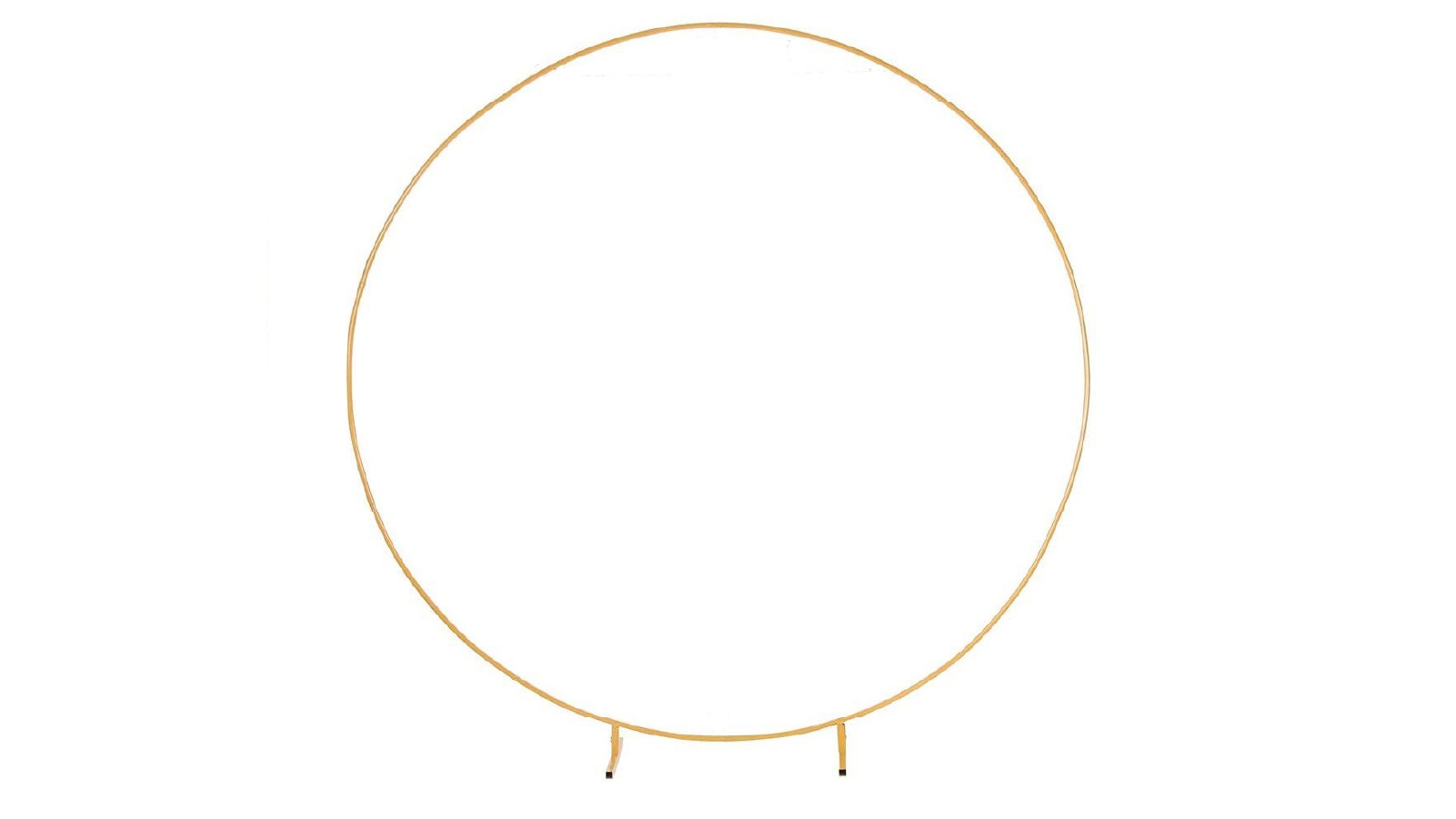 Serrano 3M Gold Wedding Hoop Round Circle Arch Backdrop Flower Display Stand Frame Background