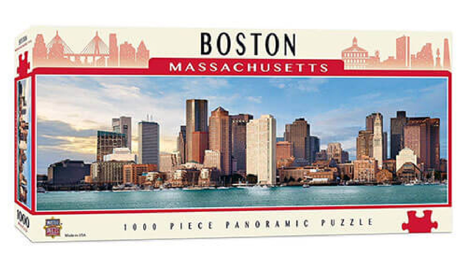 Masterpieces 1000 Piece Puzzle Panoramic - Boston
