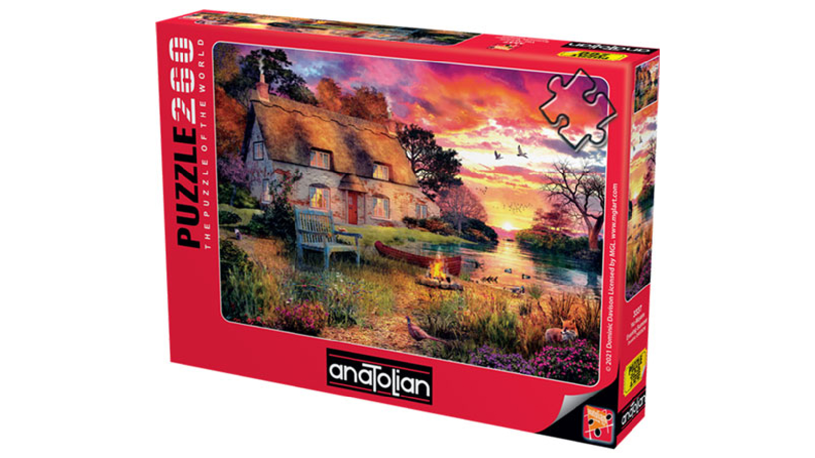 Anatolian 260 Piece The Puzzle of the World - Evening Summer