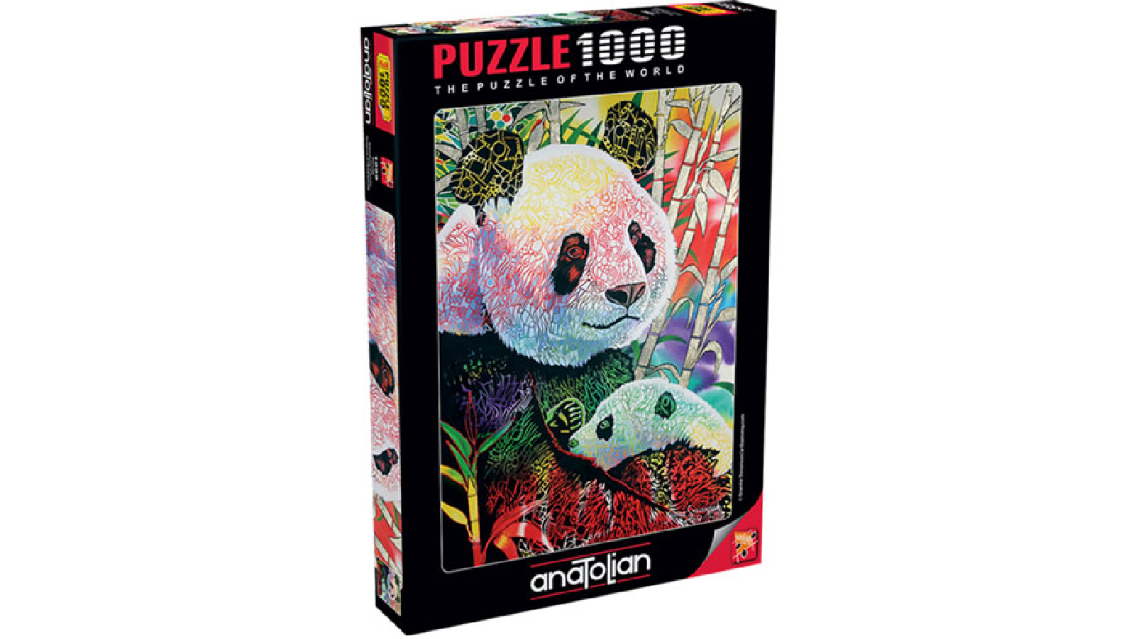Anatolian 1000 Piece Portrait Puzzle - Rainbow Panda