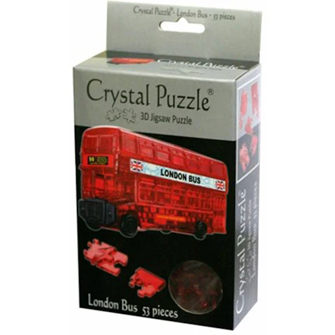 Ventura Games 53 Piece 3D Crystal London Bus Puzzle