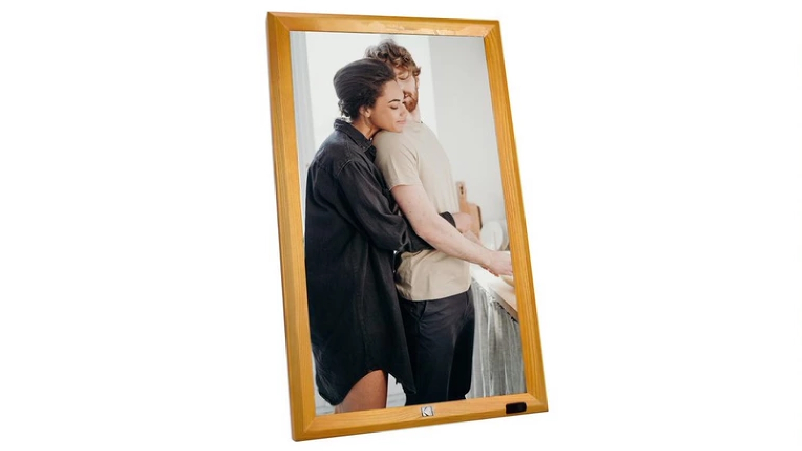 Kodak WF238V 23.8 Inch Wi-Fi Enabled Wall Photo Frame with 16GB Internal Memory and Motion Sensor - Burlywood