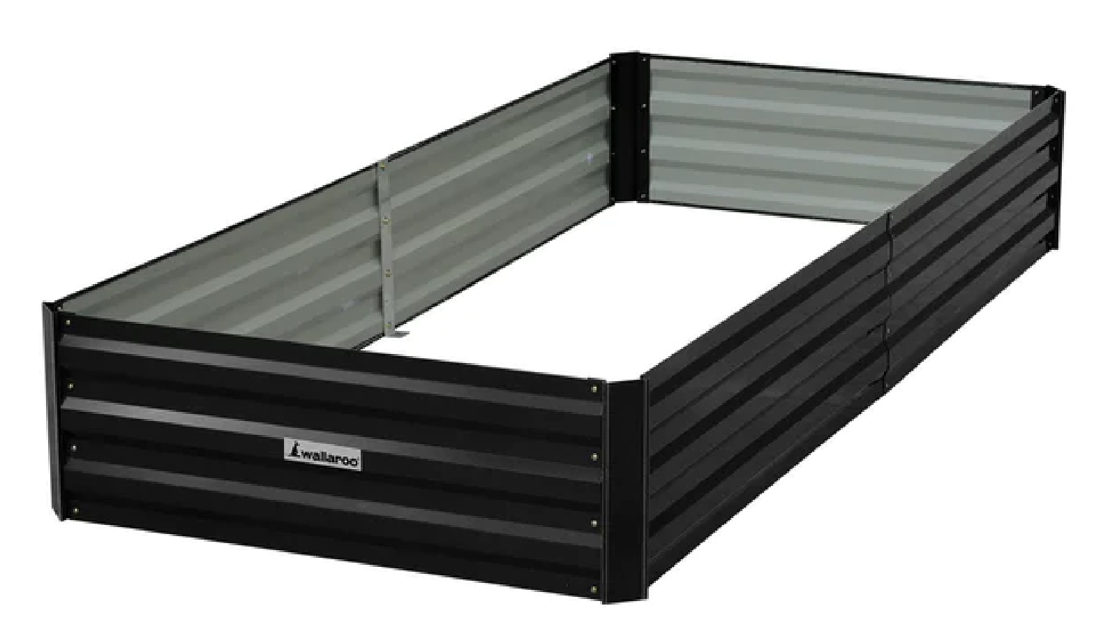 Wallaroo 210 x 90 x 30cm Garden Bed - Black