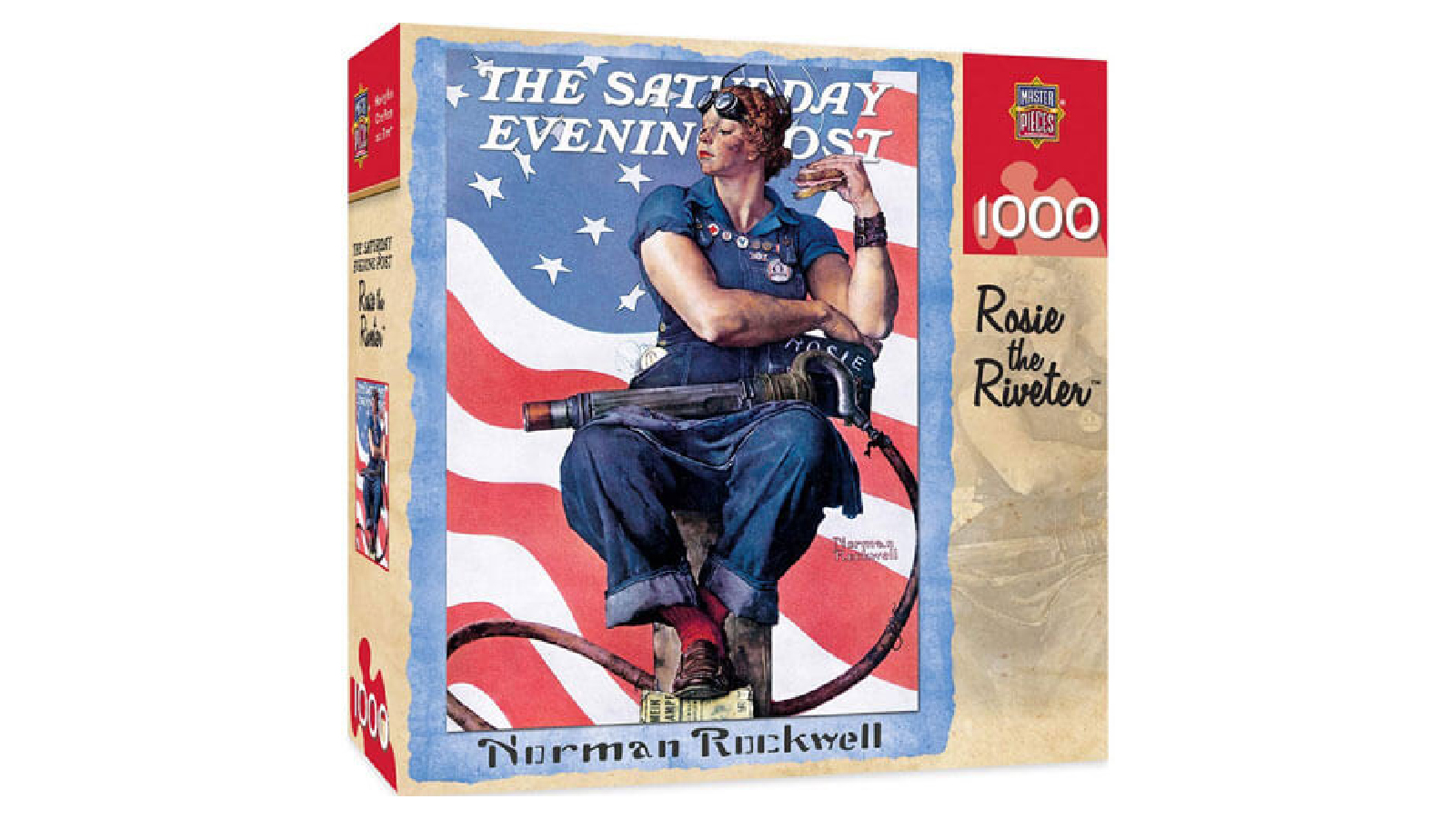 Masterpieces 1000 Piece The Saturday Evening Post Puzzle - The Riveter ...