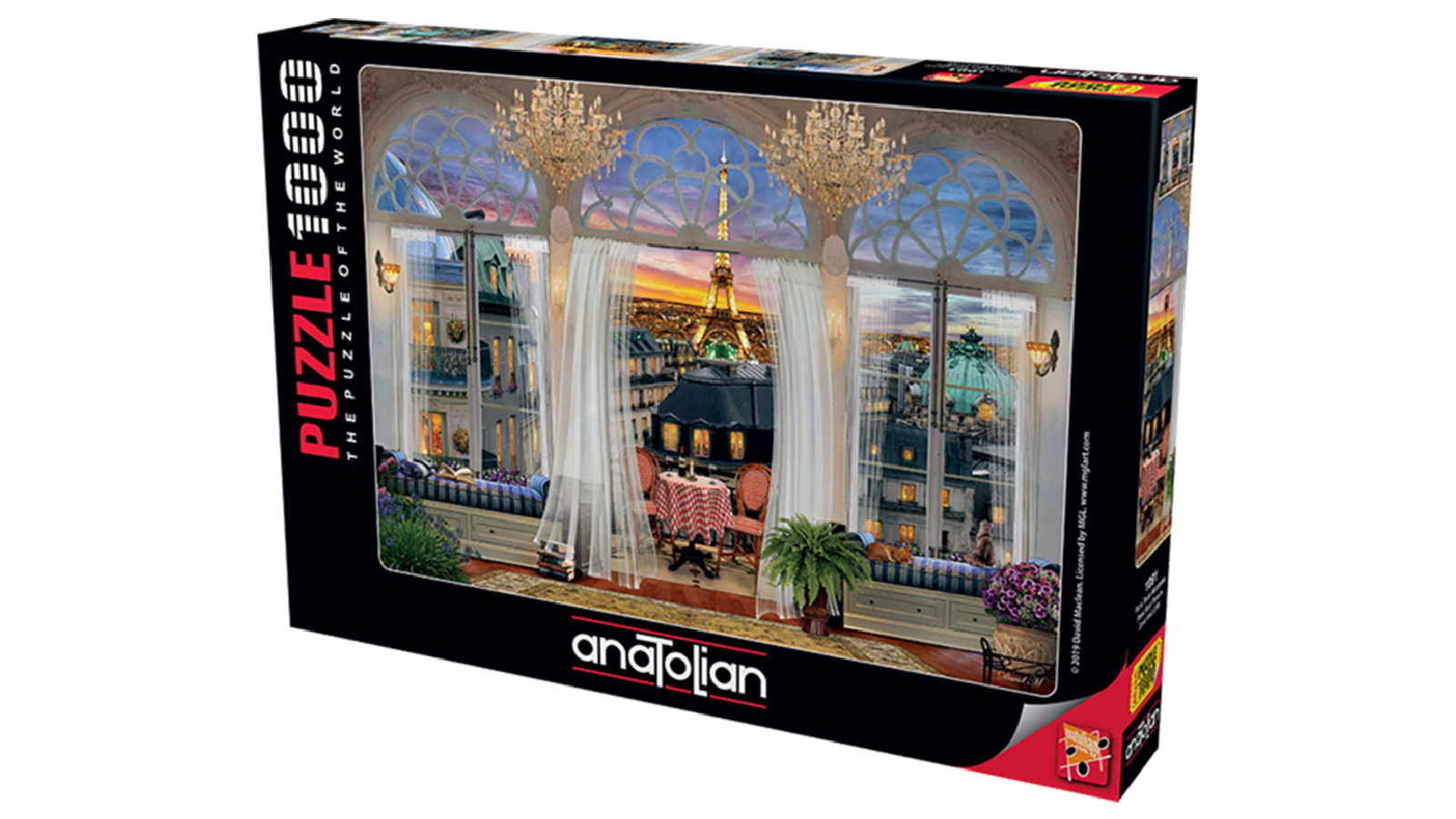 Anatolian 1000 Piece Paris Roof Terrace Jigsaw Puzzle