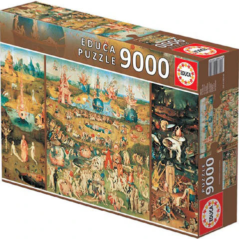Educa 9000 Piece Garden of Earthly Delights Puzzle Collection