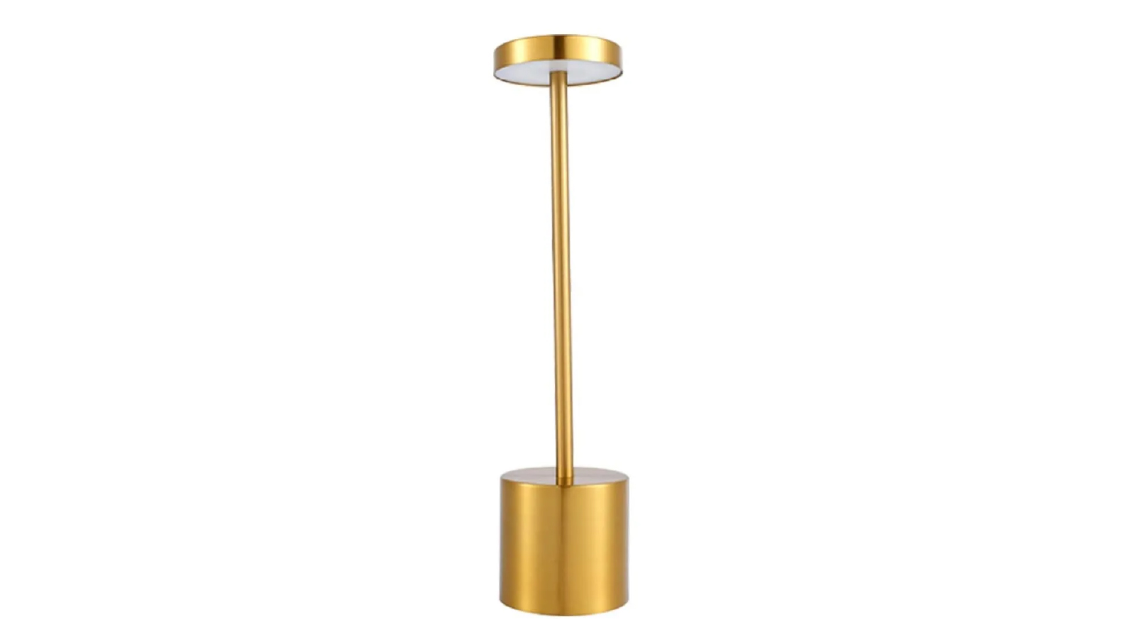 Vikus 3 Color Dimmable Small Night Light Gold LED Cordless Table Lamps
