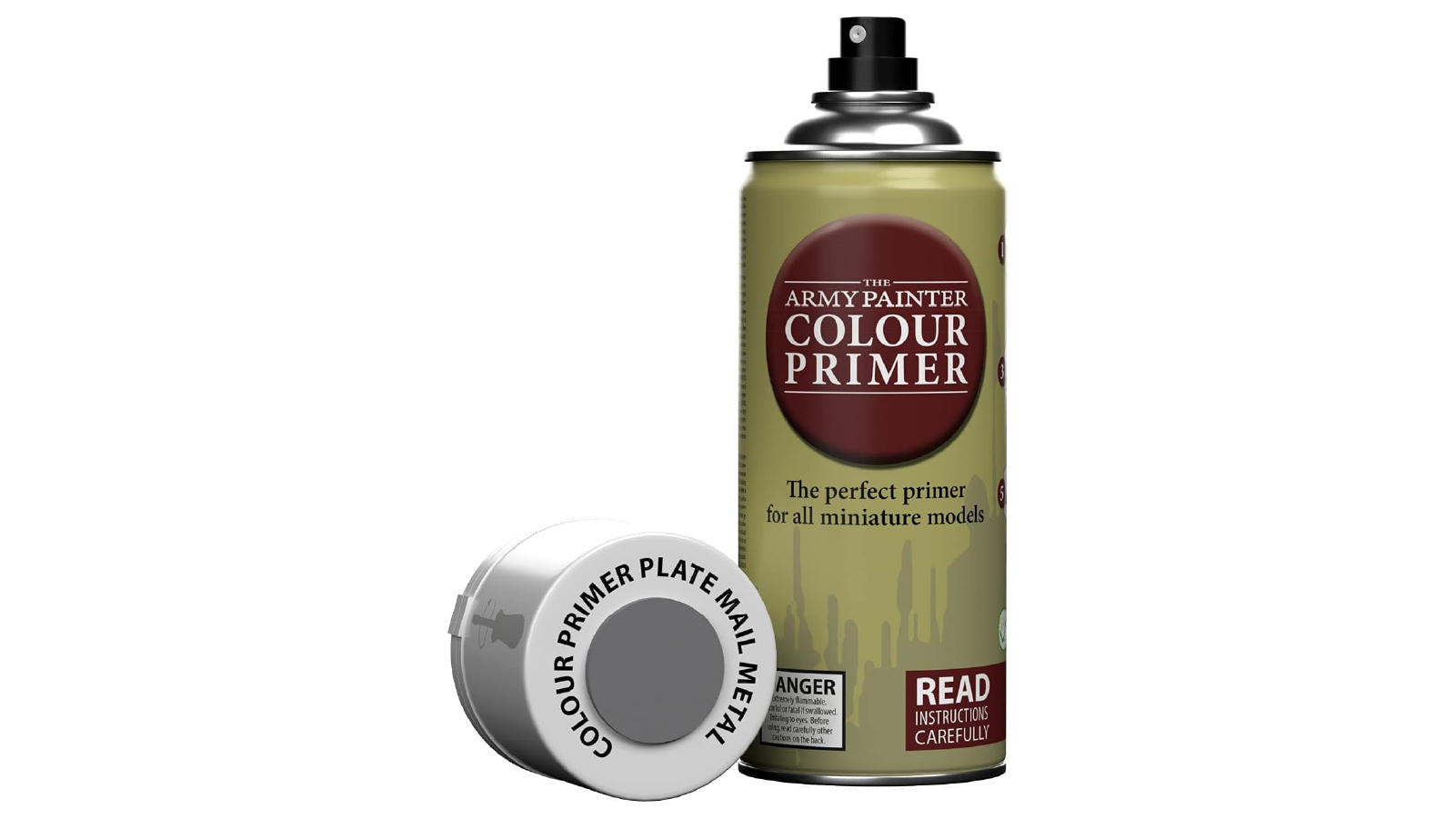 Army Painter 400 ml Spray Primer - Plate Mail Metal