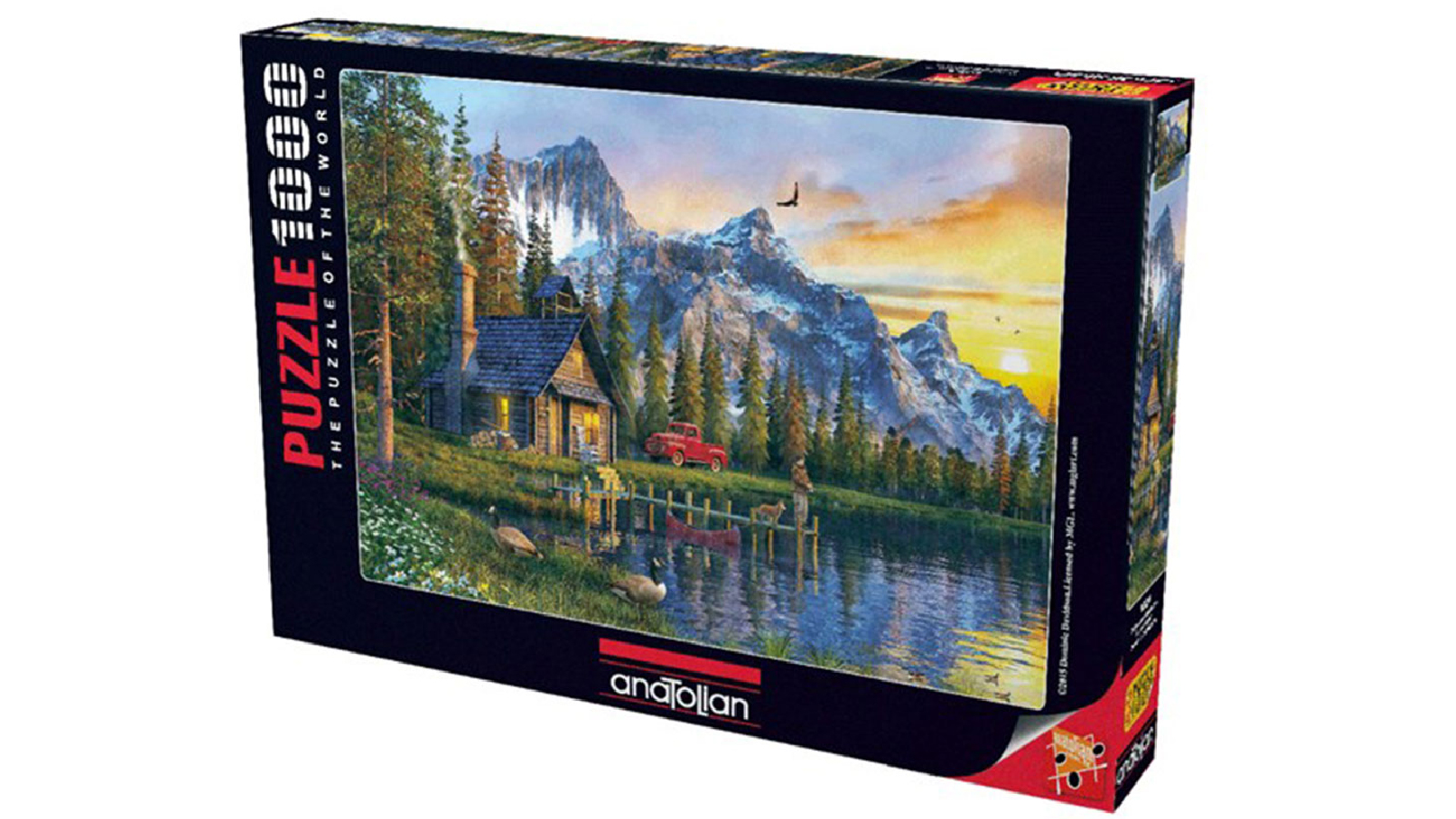 Anatolian 1000 Piece Sunset Cabin Jigsaw Puzzle