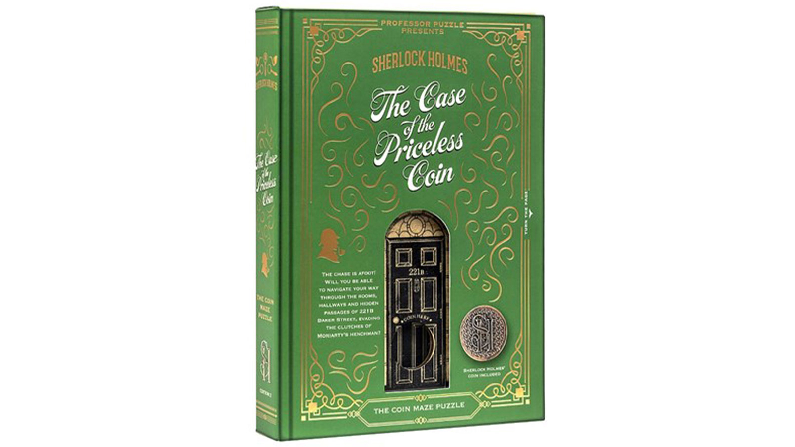 Professor Puzzle Sherlock Holmes Priceless Coin Mystery Maze Puzzle