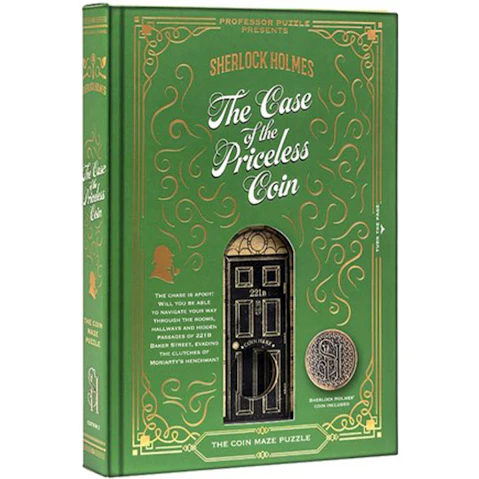 Professor Puzzle Sherlock Holmes Priceless Coin Mystery Maze Puzzle