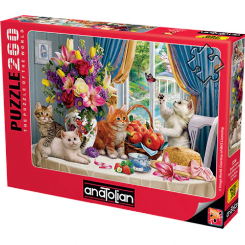 Anatolian 260 Piece The Puzzle of the World - Fluffy Kittens