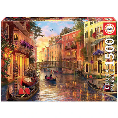 Educa 1500 Piece Puzzle Collection - Sunset N Venice