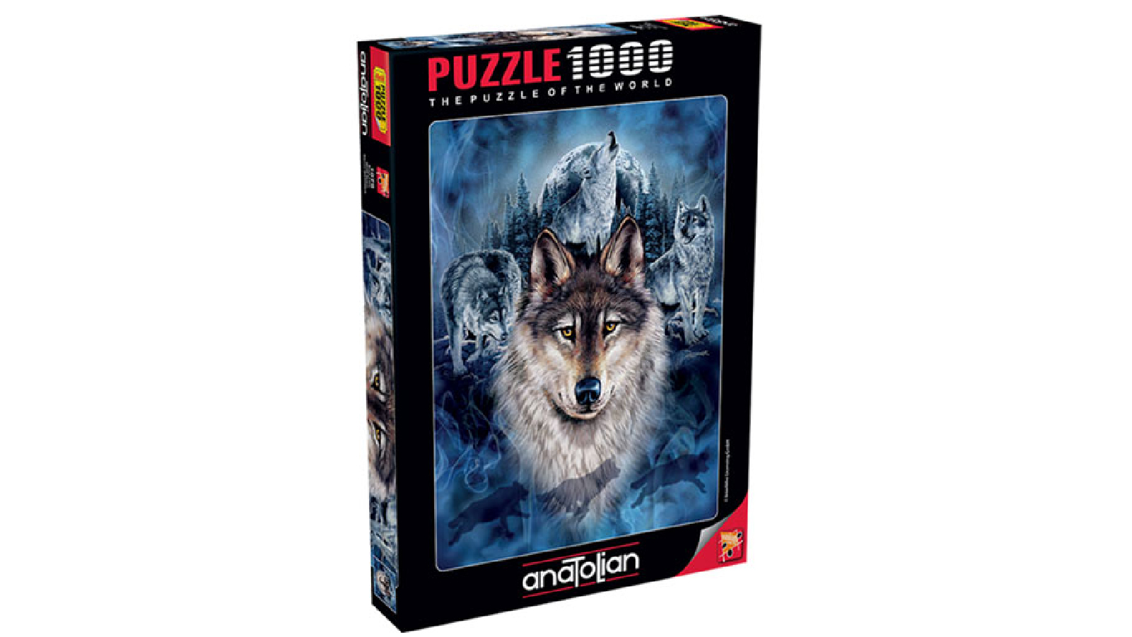 Anatolian 1000 Piece Portrait Puzzle - Wolf Team