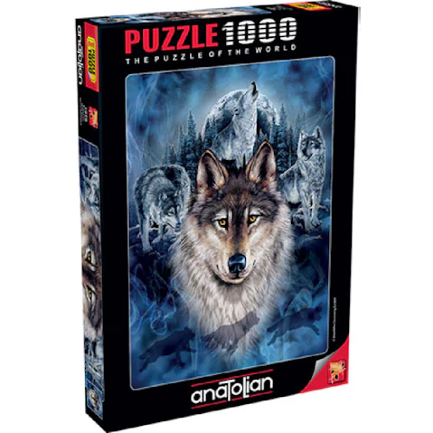 Anatolian 1000 Piece Portrait Puzzle - Wolf Team