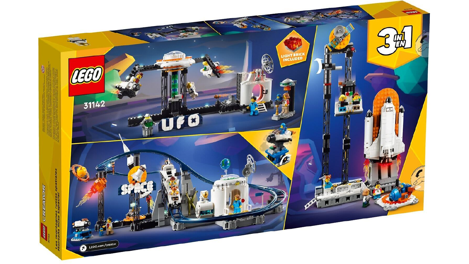 Lego Creator 3 in 1 31142 Space Roller Coaster Harvey Norman