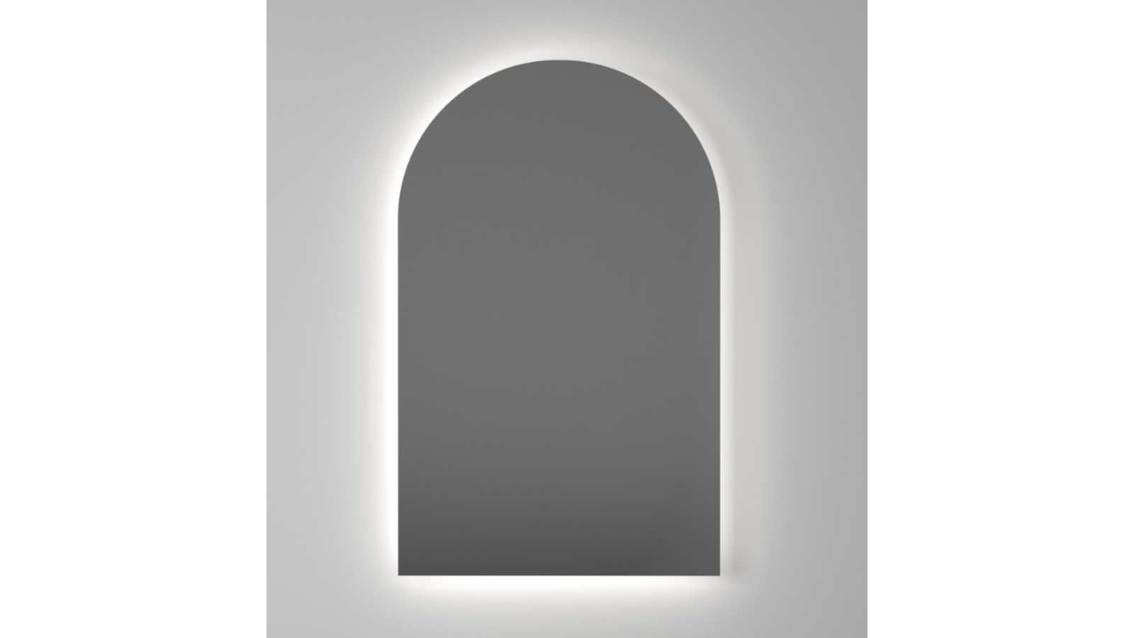 Thermogroup Ablaze Arch Shape Premium Backlit Mirror - Cool Light 