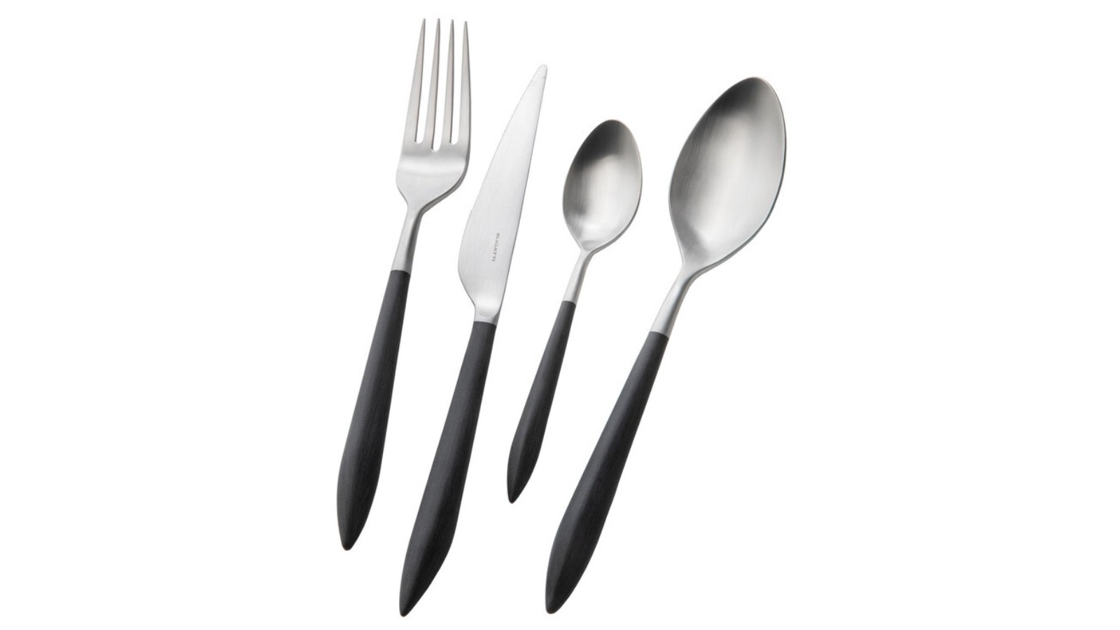 Bugatti 16 Piece Ares Cutlery Set - Black