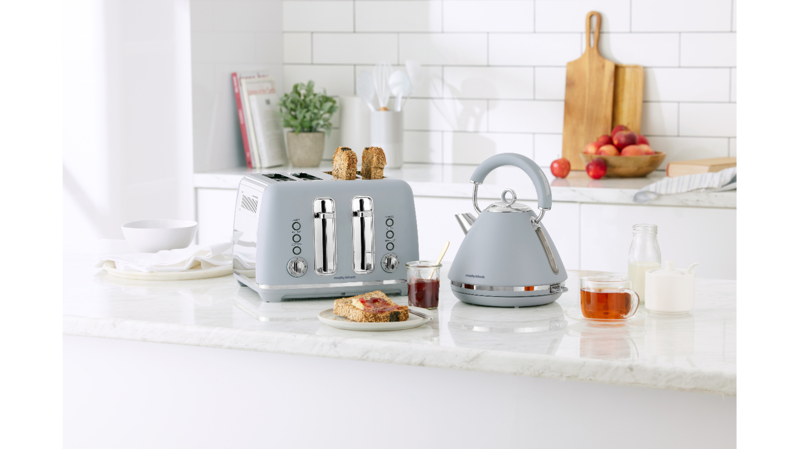 Morphy Richards Ascend Chrome Pyramid Kettle Harvey Norman