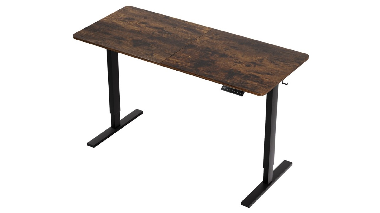 Artiss 140cm Height Adjustable Ergonomic Standing Desk - Brown